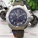Perfect Replica Breitling Black Dial Super Avenger Chronograph Watch